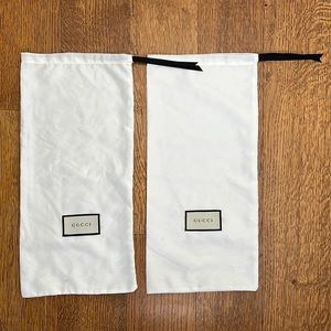 GUCCI SILKY SHOE DUST BAGS (2)